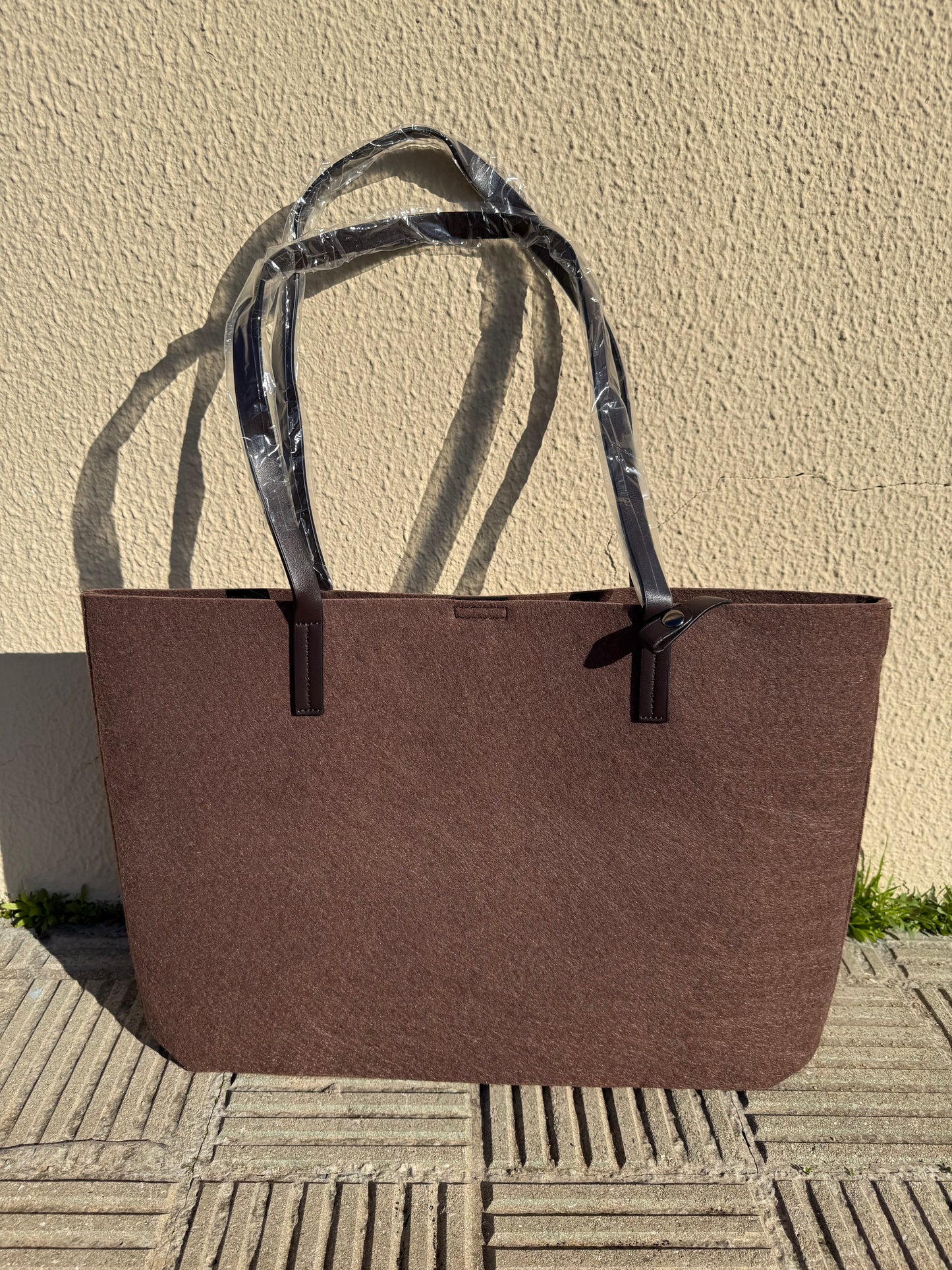 Bolso Fieltro Marrón
