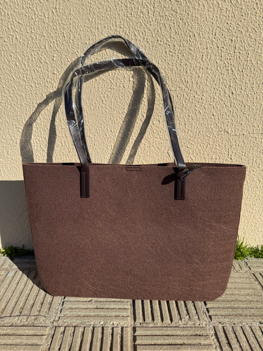 Bolso Fieltro Marrón