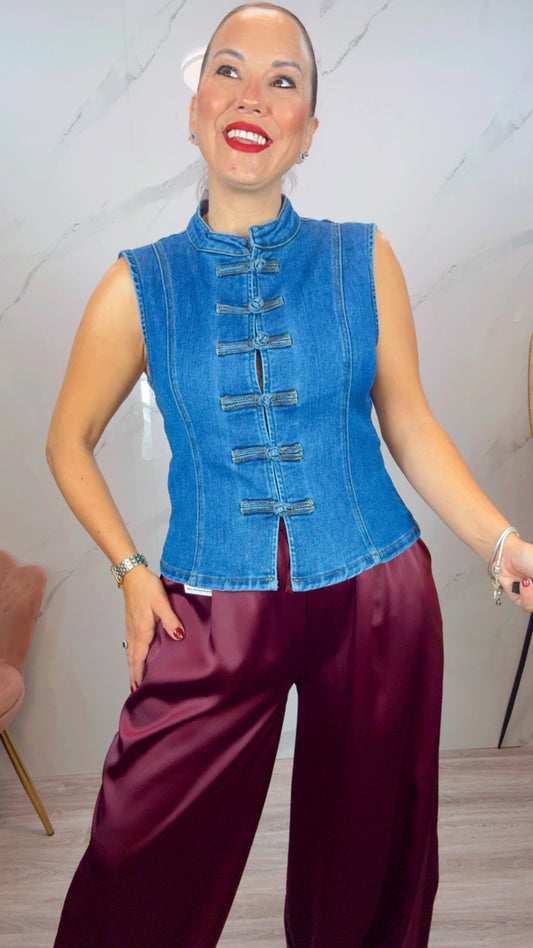 Chaleco Denim Tokio