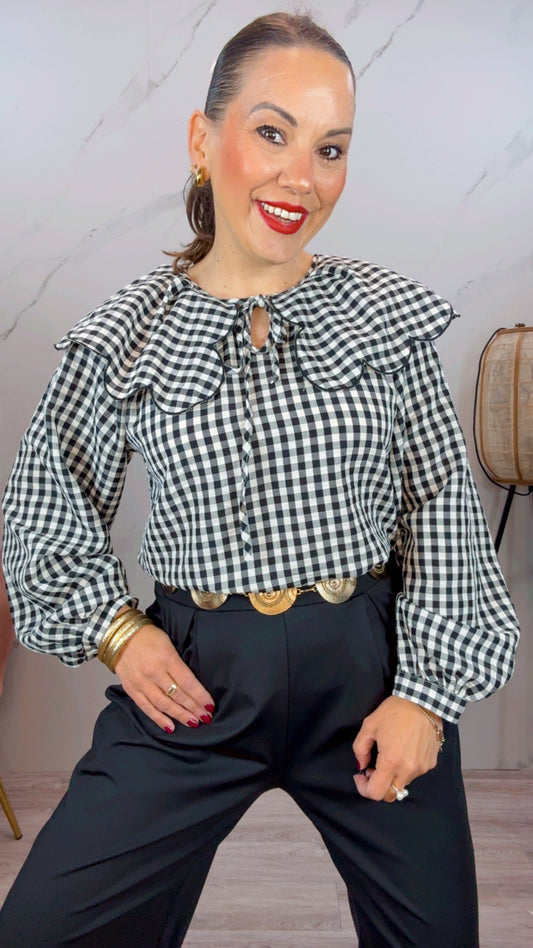 Blusa Cuadros Vichy