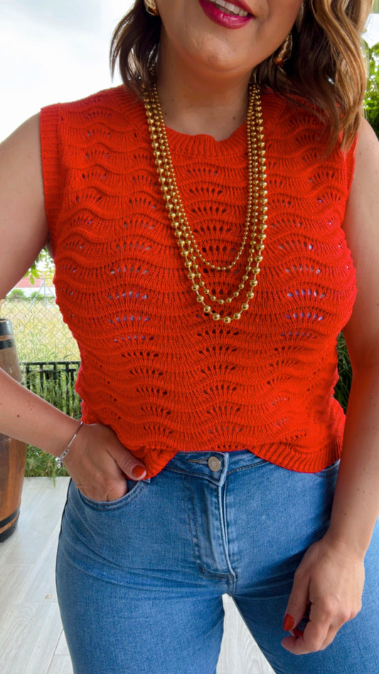 Top Red Rojo