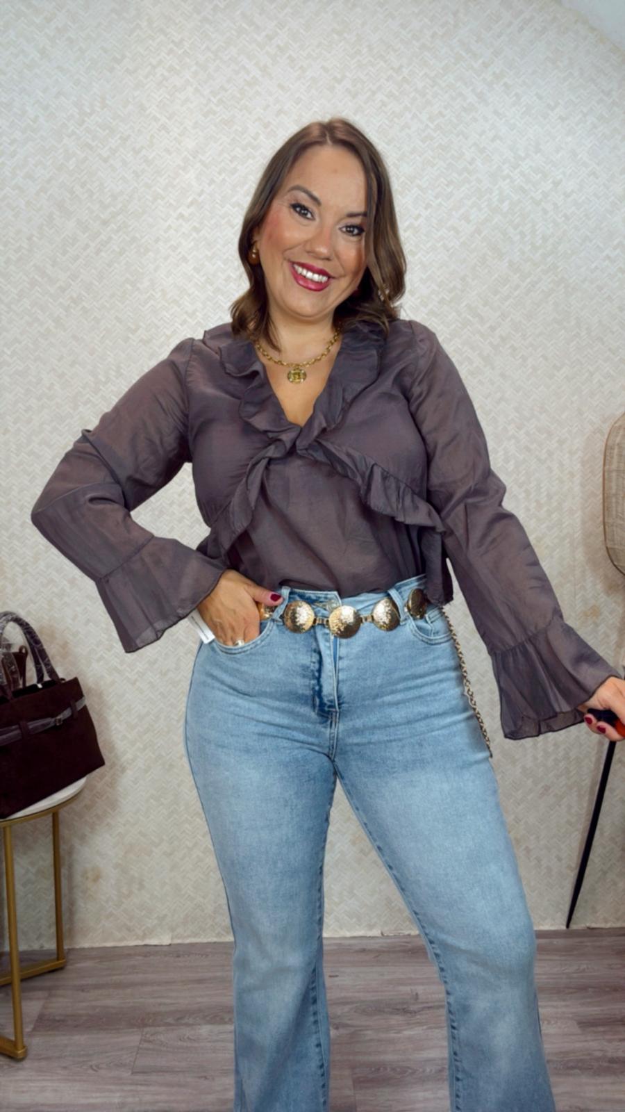 Blusa Fabiola Marrón