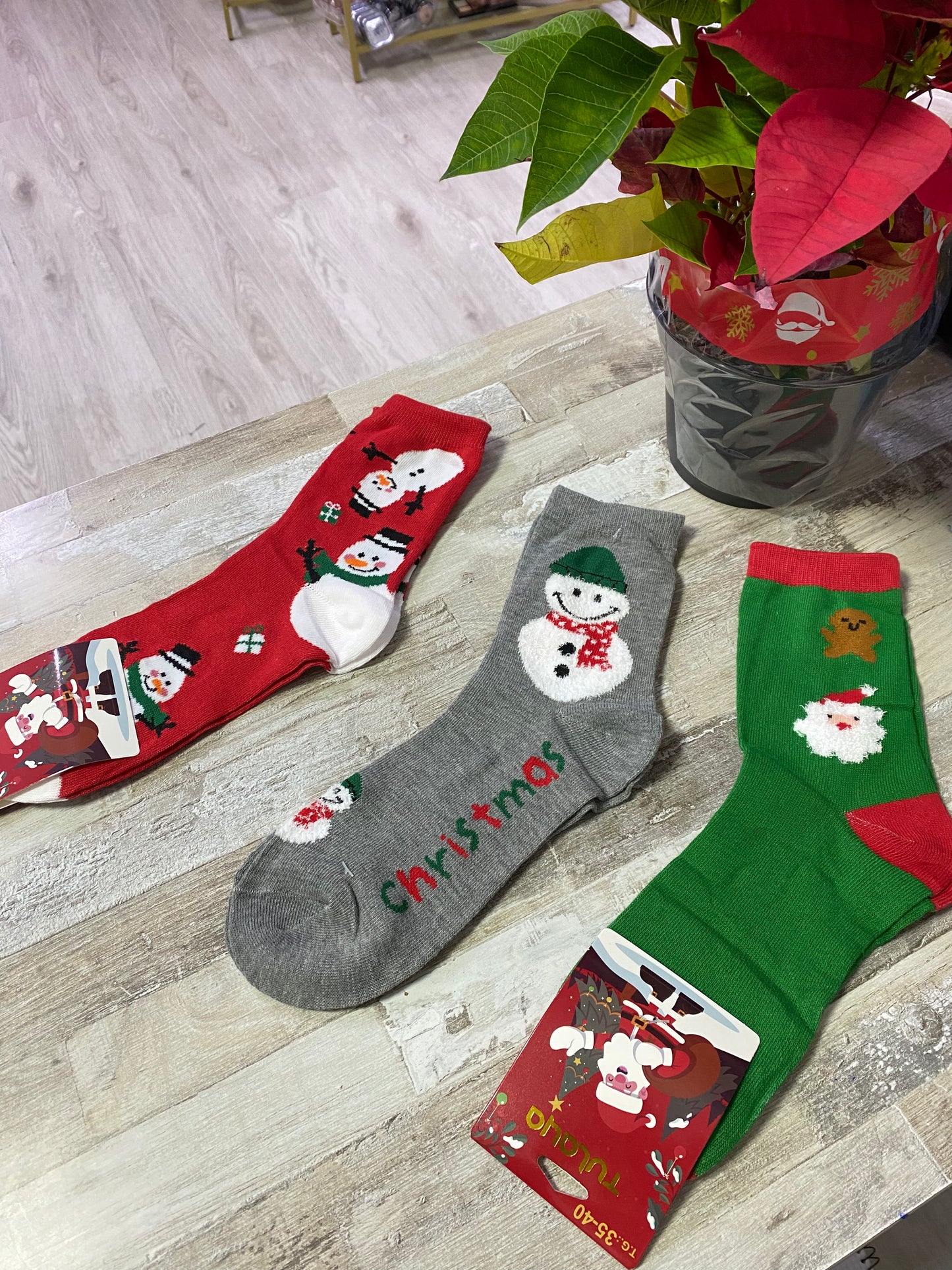 Pack Calcetines Bola De Nieve Gris