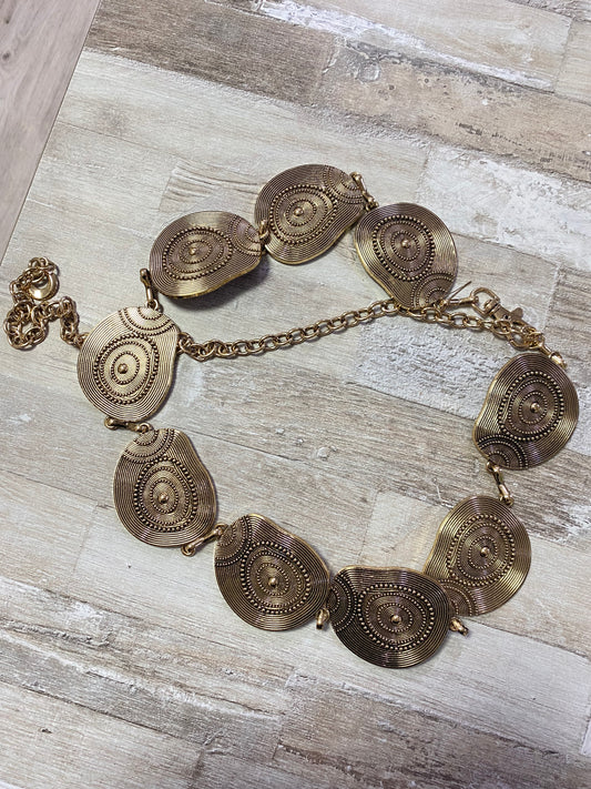 Cinturón Espiral Dorado