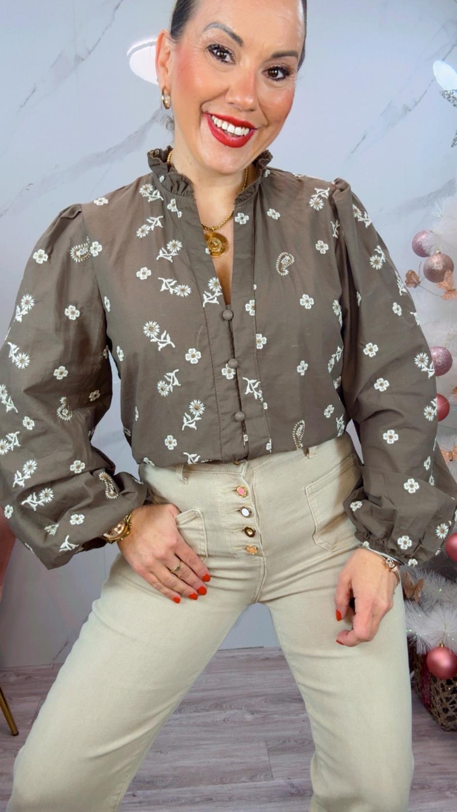 Camisa Cosmo Marrón