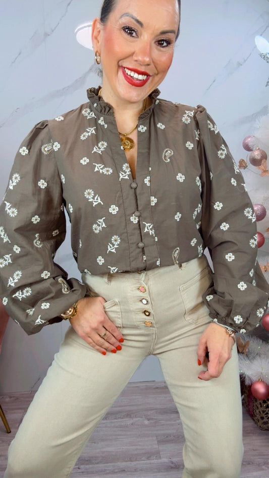 Camisa Cosmo Marrón