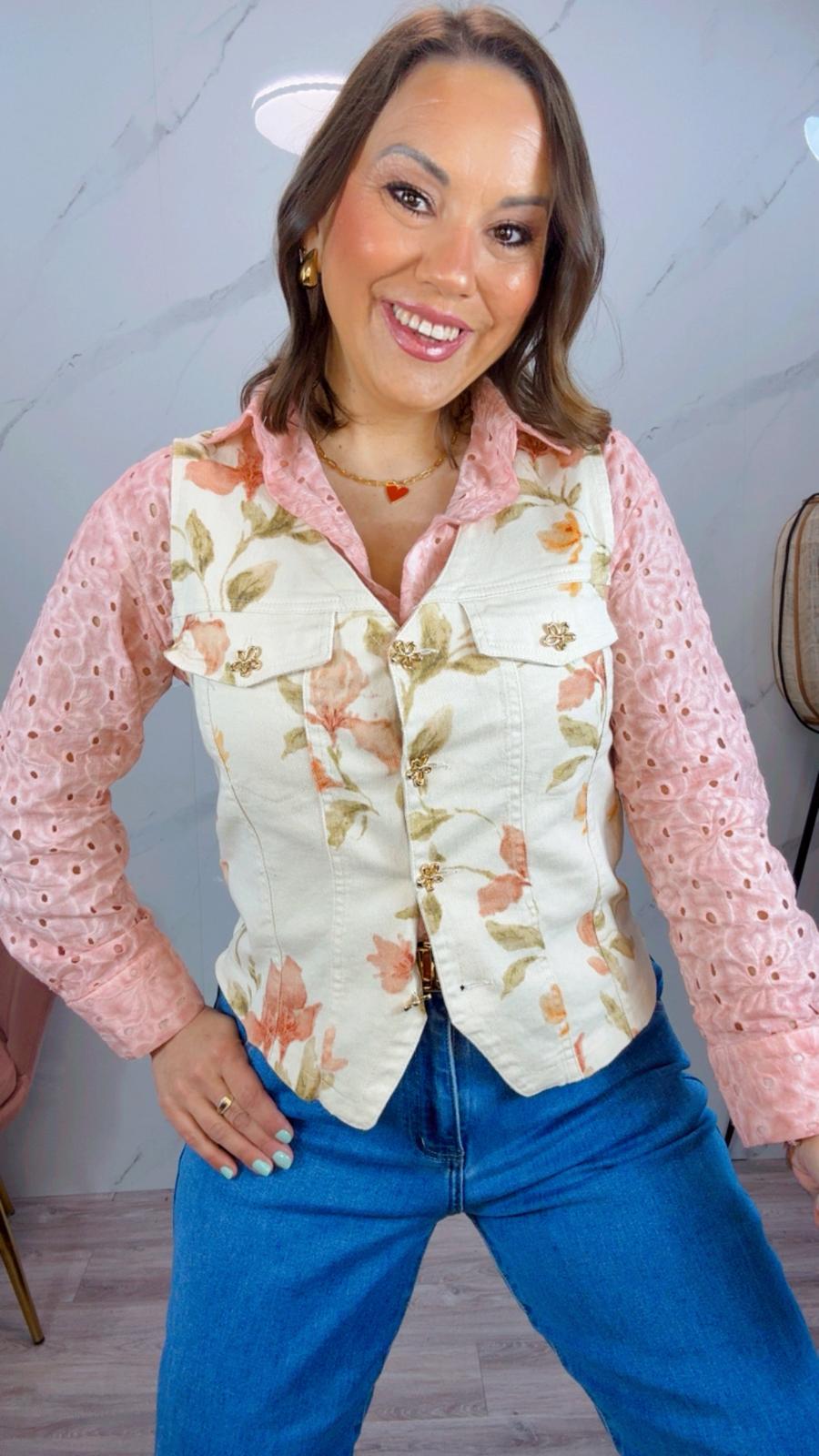 Chaleco Floral