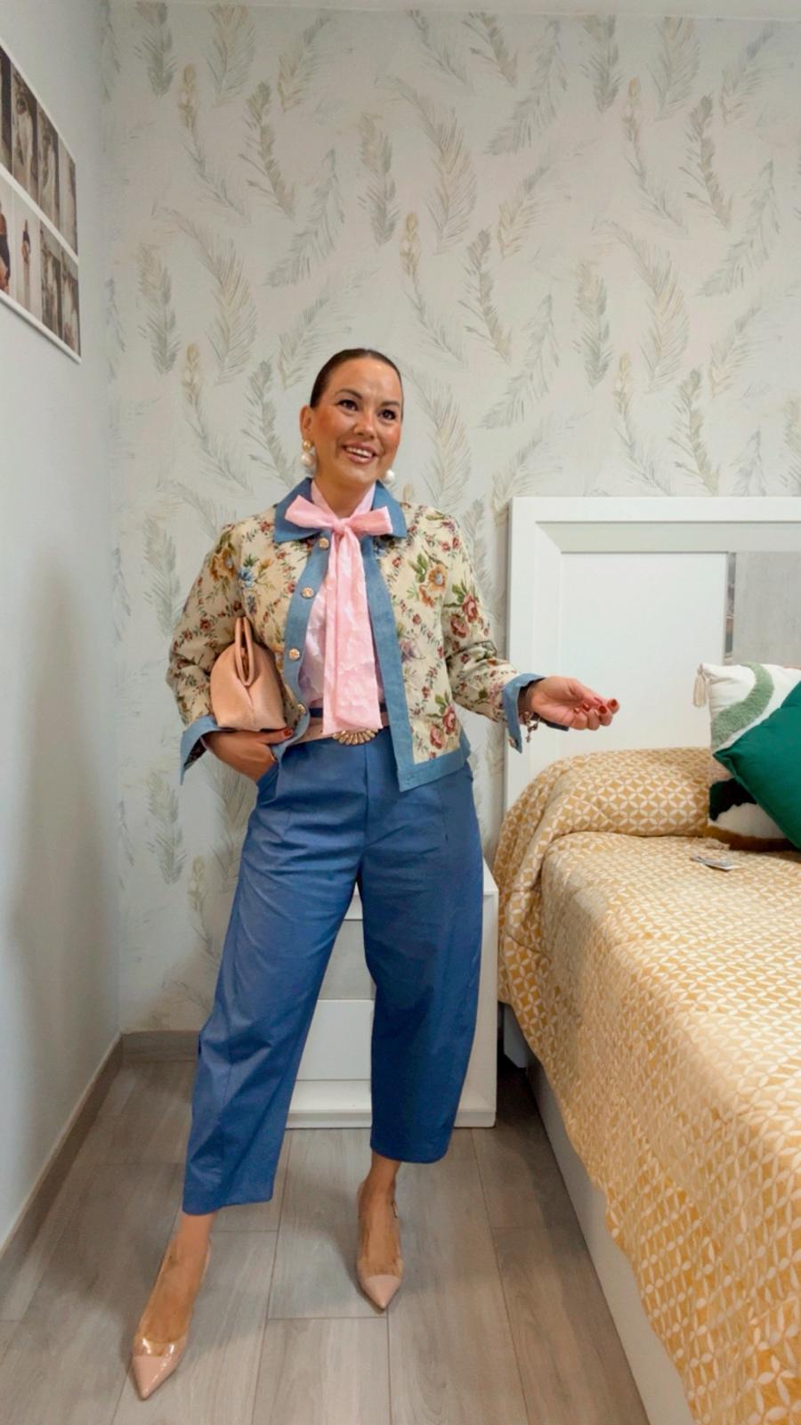 Pantalón Ballon Loneta Denim