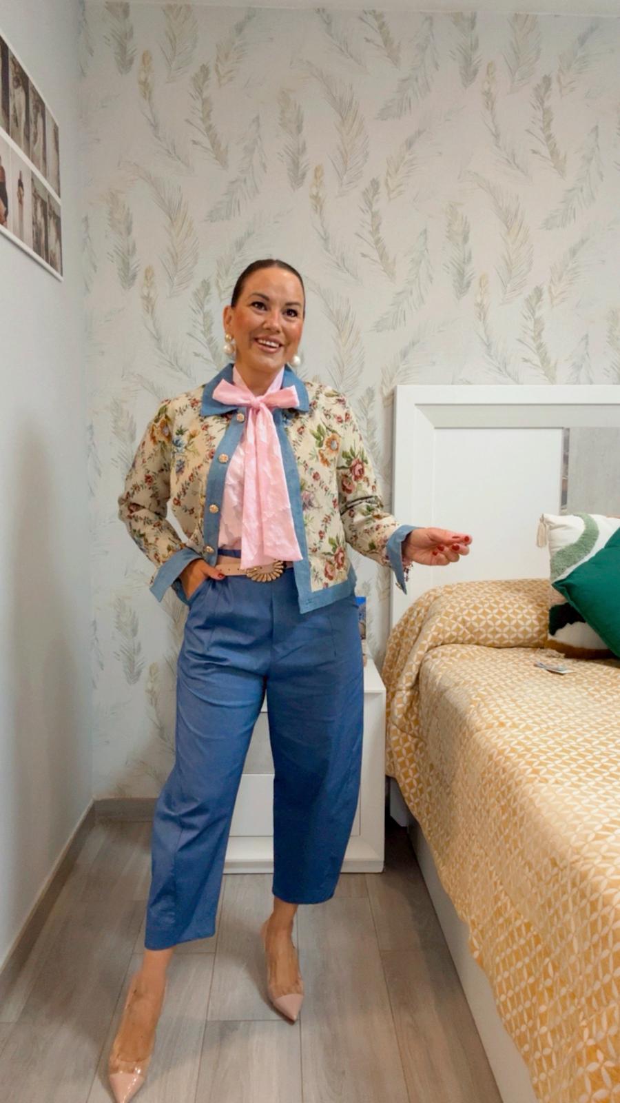 Pantalón Ballon Loneta Denim