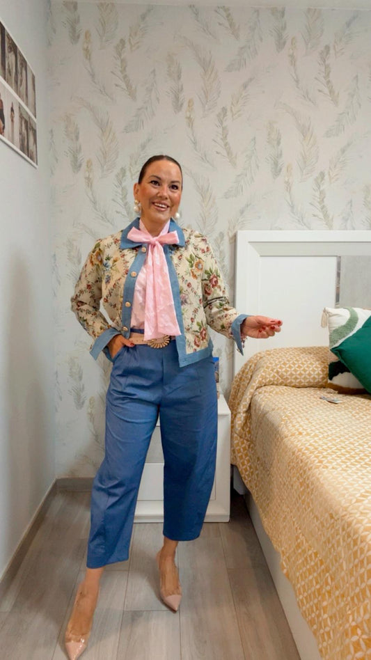 Pantalón Ballon Loneta Denim