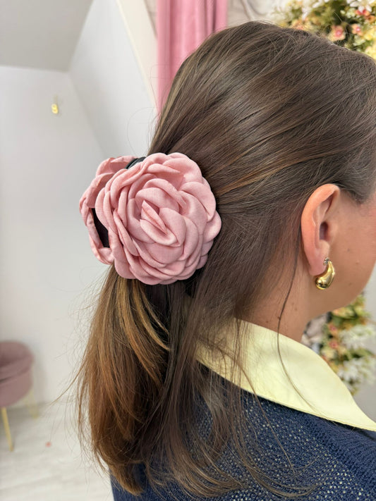 Pinza Flor Rosa