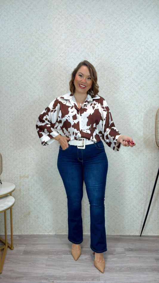 Camisa Vaca Marrón