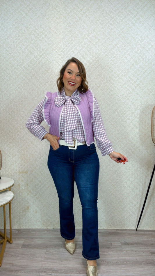 Chaleco Alicia Morado