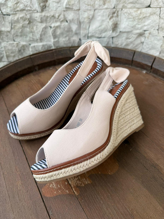 Cuña Lazo Beige