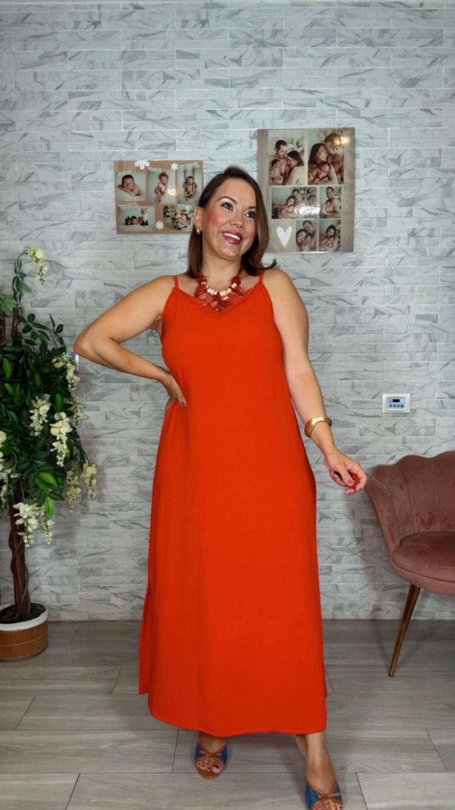 Vestido Lencero Rojo