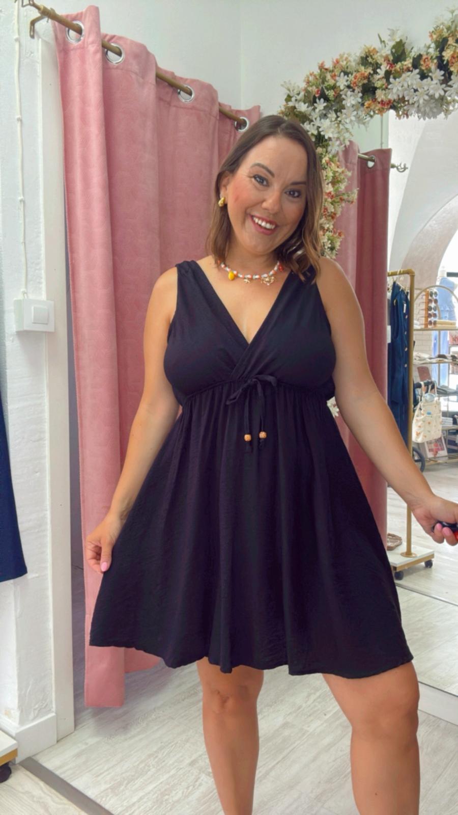 Vestido Bailarina Negro