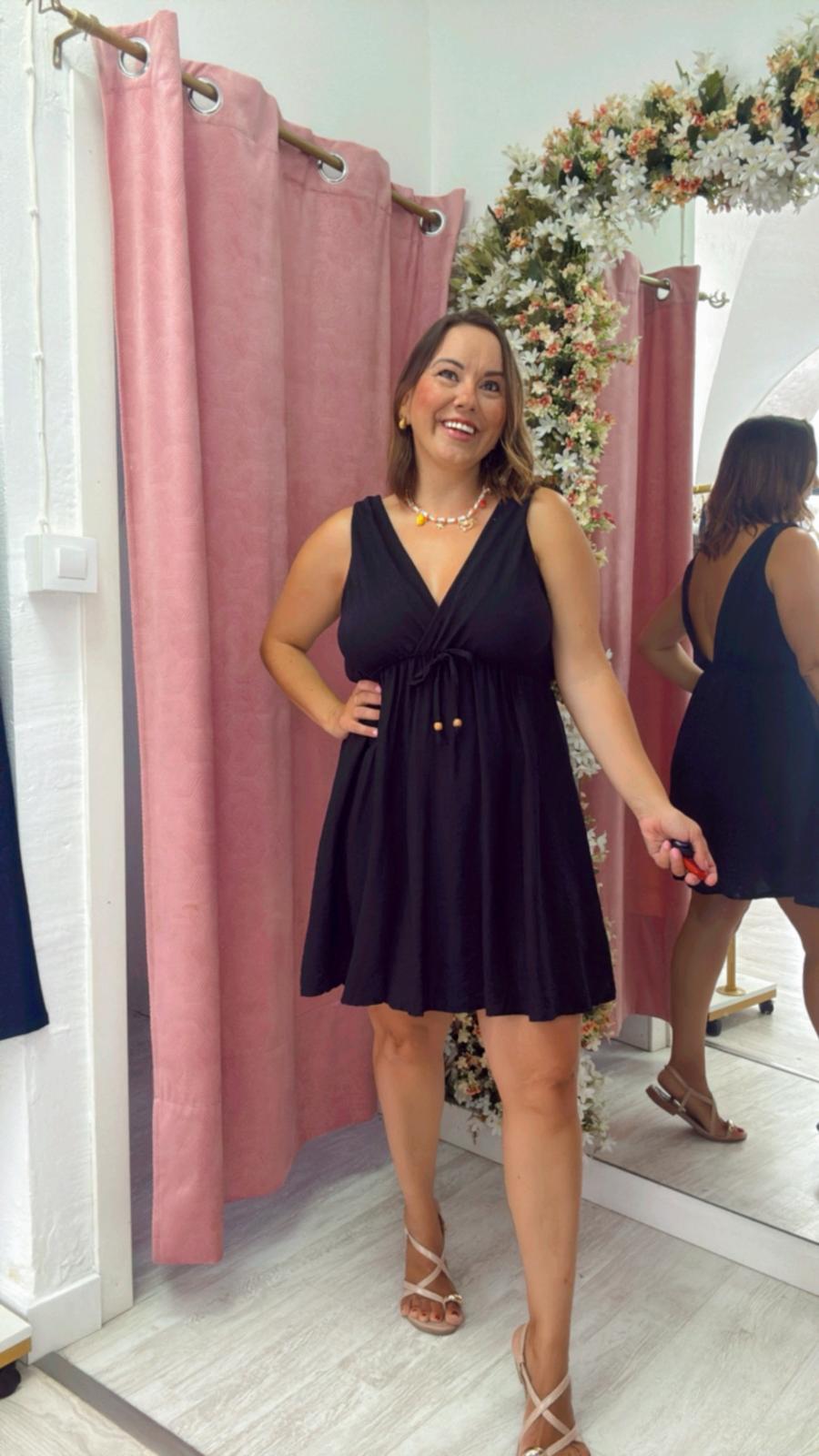 Vestido Bailarina Negro