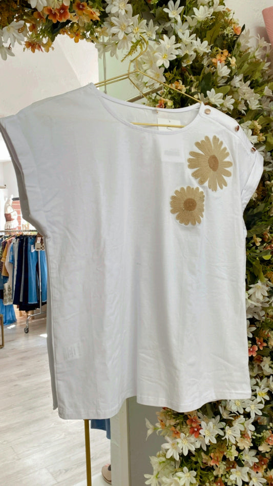 Camiseta Flor