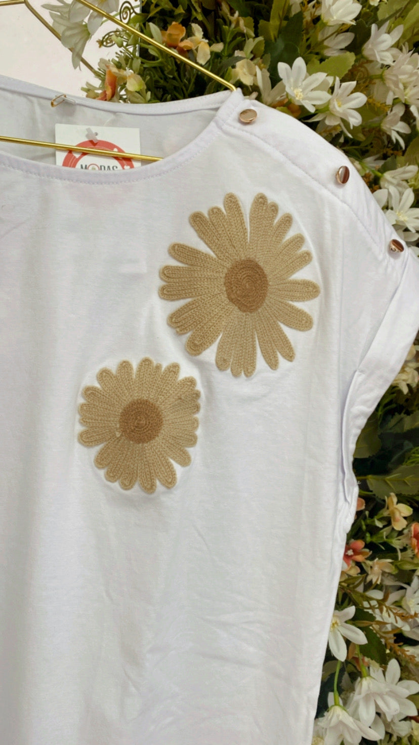 Camiseta Flor